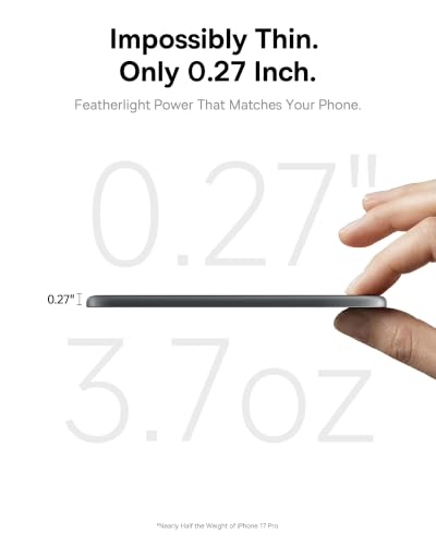 Baseus Picogo Air AM71 CCC Certified 5000mAh Ultra Slim Power Bank 0.27 " - color: Black