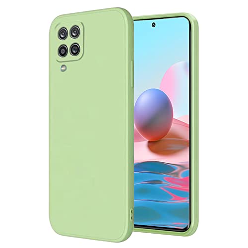 Soft Silicone Protective Case for Samsung A42 5G (Green) | Matte Soft Touch for Samsung Galaxy A42 5G Phone Case Silicone Slim Cute Anti-Fingerprint Elegant Cover Shockproof Aesthetic - color: Green