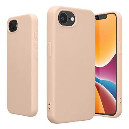 kwmobile Case Compatible with Apple iPhone 17e / iPhone 16e Case - Soft Slim Protective TPU Silicone Cover - Coconut Swirl - color: Coconut Swirl