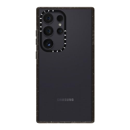 CASETiFY for Galaxy S24 Ultra Case - Impact Clear Black | 8.2 ft. 4x Military Grade Drop Protection | Black - color: Clear Black, size: Galaxy S24 Ultra (6.8")