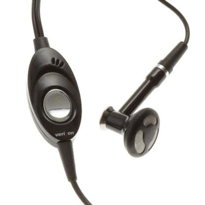 Mono Headset Wired Earphone Single Earbud 2.5mm Headphone Black Compatible with LG 1500-200 - 200C - 220C - 231C