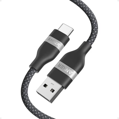 Anker Nano USB A to USB C Cable, CarPlay USB to USB C Cable - color: Black, size: 3ft