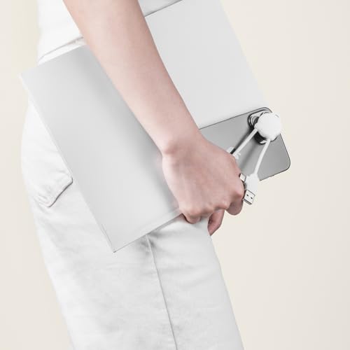 Xoopar OctoMini Multi-USB Cable 4-in-1 Keychain - White