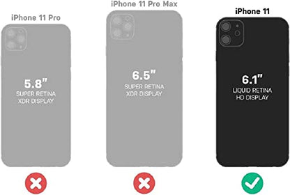 OtterBox Defender Series Screenless Edition Case for iPhone 11 (Only) - Holster Clip Included - Microbial Defense Protection - Retail Packaging - Black