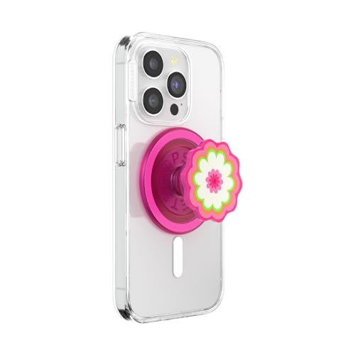 PopSockets Phone Grip for MagSafe, Magnetic Holder- Pink - color: Kaleidoscope Pink, style: MagSafe