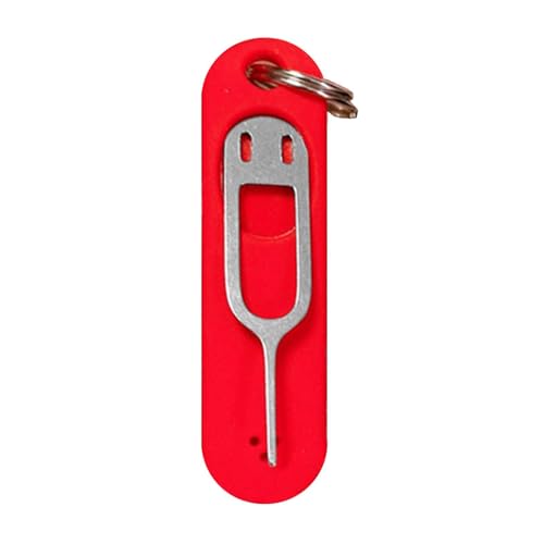 Chip Tool Silicone Protective Case Chip Card Tray Eject Pin - color: Red