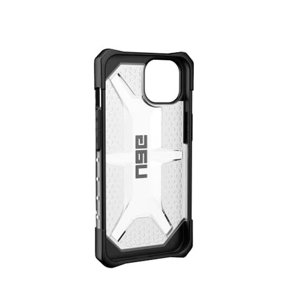 URBAN ARMOR GEAR UAG Designed for iPhone 14 Case Clear Translucent Ice 6.1" Plasma Lightweight Slim Shockproof Transparent Protective Cover Compatible with Wireless Charging - color: Plasma - Ice