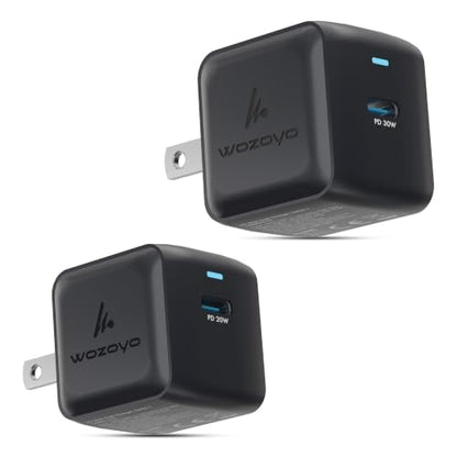 PD 20W & PD 30W GaN Charger, Type-C Fast Charger Compatible for iPhone 17/16/16 Pro Max/15 Series/iPad Pro, Smartphones & Tablets, QC 3.0,Compact Foldable Plug Design, Smart Power Delivery