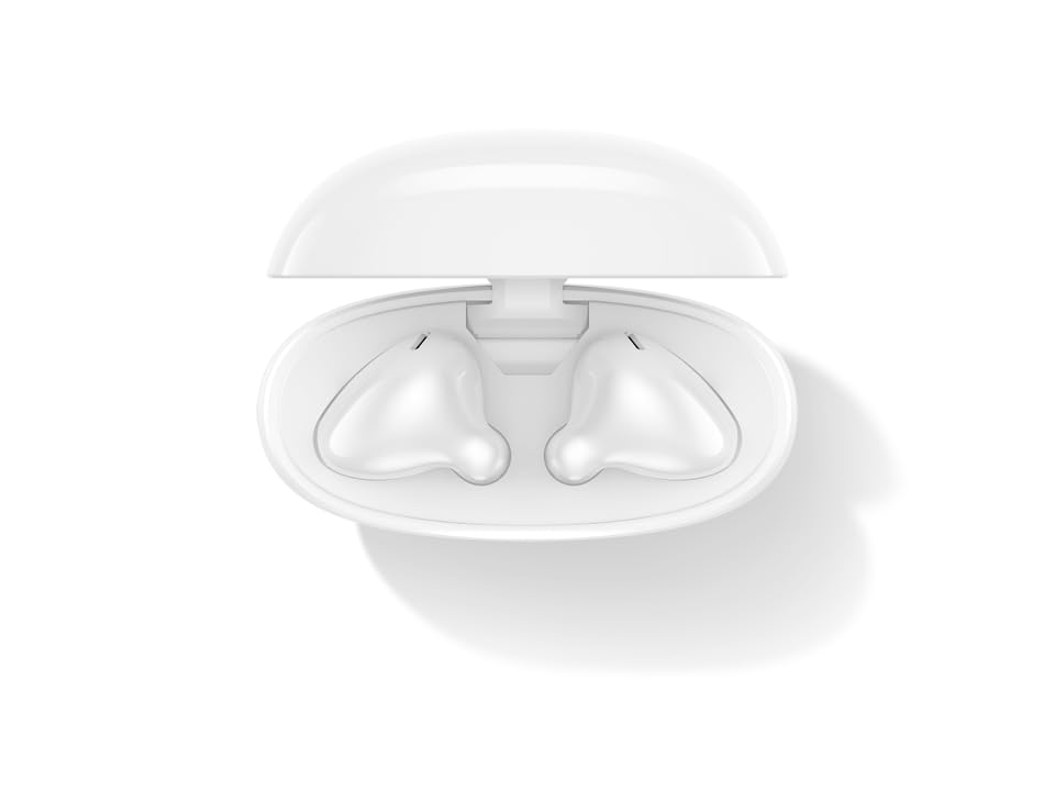 Lenovo E310 True Wireless Earbuds, Bluetooth 5.3 TWS Headphones with 13mm Drivers, AI Noise Reduction Mic, Up to 20H Battery with Case, USB-C Charging, IPX4 Water Resistant, Touch Control, White - color: White