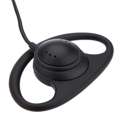 Cuifati Single Ear Headset with 3.5mm L Shaped Plug, Mono Wired Headphone for Laptop, Phone, Call Center, Gaming (2pcs) - size: 2pcs