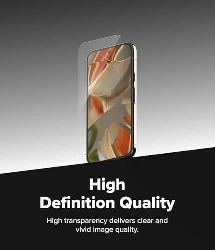Ringke for Google Pixel 10 Pro XL Screen Protector [Easy Slide, 2 Pack] | Easy Installation with Alignment Tool, Case Friendly Premium 9H Hardness Tempered Glass - size: Pixel 10 Pro XL