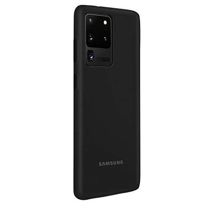 Samsung Original Galaxy S20 Ultra 5G Silicone Cover/Mobile Phone Case - Black - color: Black, style: S20 Ultra 5G