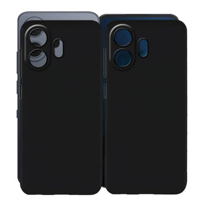 for TCL NxtPaper 70 Pro (6.90") Case, Black Shockproof Bumper Sleeves, Phone Case Drop Protection Shell Full Body Ultra-Thin Soft Silicone Cover for - [2 Pack]