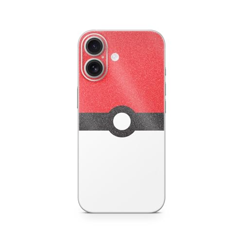 Glossy Glitter Phone Skin Compatible with Apple iPhone 17 - Battle Ball - Premium 3M Vinyl Protective Wrap Decal Cover - Easy to Apply | Crafted in The USA by MightySkins - color: Battle Ball, size: iPhone 17 (Back Wrap), style: Glossy Glitter Finish