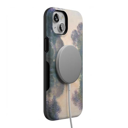 Casely iPhone 15 Plus Case | Monet's Morning | The Met Museum | Bold Protective Design | Compatible with MagSafe - color: Monet's Morning | The Met Museum