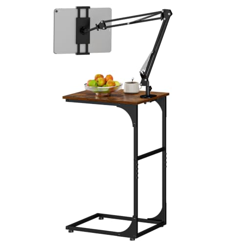 Floor Kindle Phone Tablet Stand with End Table for Overhead Bed,Counch - size: 15.7"D x 11.8"W x 54.9"H