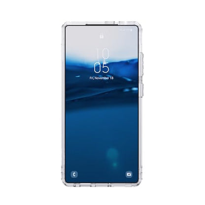 URBAN ARMOR GEAR UAG Designed for Samsung Galaxy S25 Ultra Case 6.9" Plyo Pro - Compatible with Magnetic Charging Transparent Rugged Military Drop Tested Protective Cover, Ice/Silver - color: Plyo Pro - Ice/Silver