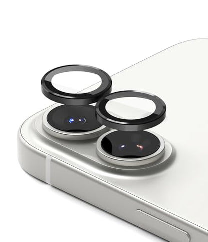 Ringke for iPhone 17 Camera Lens Protector [Camera Lens Frame Glass Black] - size: iPhone 17