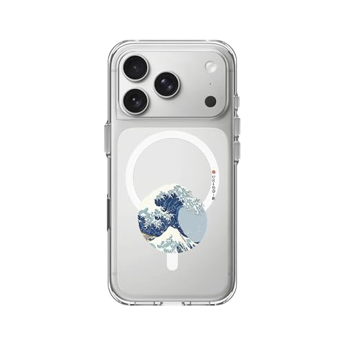 RhinoShield Clear MagSafe Compatible Case for iPhone 17 Pro | Strong Magnetic, Anti-Yellowing, Transparent, High Clarity, Shockproof, Military Grade Drop Protection - color: Surge, size: iPhone 17 Pro