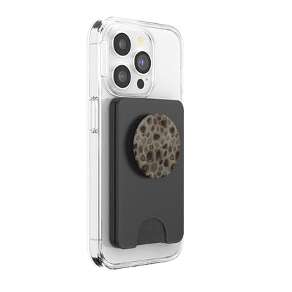 Petoskey Stone- Michigan PopSockets PopWallet for MagSafe - style: Magnetic PopWallet