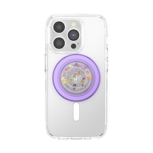 PopSockets Phone Grip for MagSafe, Magnetic Holder- Purple Fields - color: Plant Purple Fields, style: MagSafe