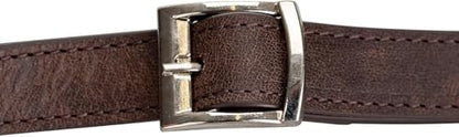 Ferrara Premium Leather Crossbody Phone Purse - Unisex Crossover Sling Shoulder Bag with Card Holder & Adjustable Strap - color: Dark Brown