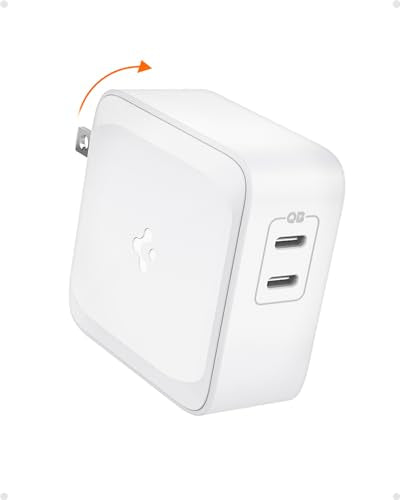 Spigen 70W Dual USB-C Wall Charger, GaN II