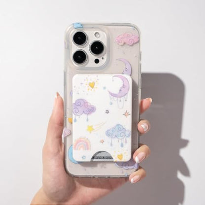 VELVET CAVIAR compatible with MagSafe Wallet - Magnetic Card Holder Wallet for iPhone 12/13/14/15 (Sweet Dreams) - color: Sweet Dreams