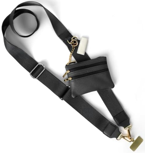 Cell Phone Strap Crossbody Universal Phone Lanyard Adjustable Strap Compatible with Most Smartphones Aztech - color: Black-a