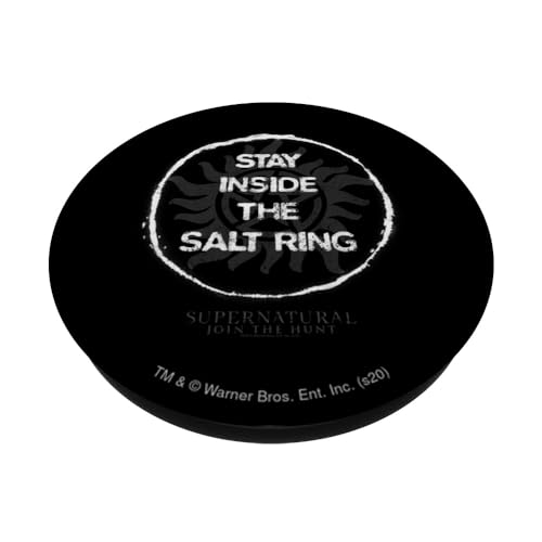 Supernatural Stay Inside the Salt Ring PopSockets Adhesive PopGrip - style: Adhesive PopGrip