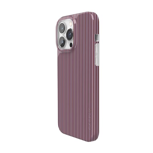 Casely iPhone 14 Pro Case | Stripes and the City | Tiny Pinstripe | Compatible with MagSafe | Classic Ultra Slim Design - color: Stripes and the City | Tiny Pinstripe, size: Iphone 14 Pro