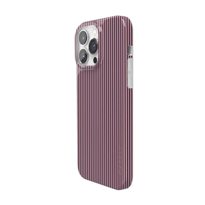 Casely iPhone 14 Pro Case | Stripes and the City | Tiny Pinstripe | Compatible with MagSafe | Classic Ultra Slim Design - color: Stripes and the City | Tiny Pinstripe, size: Iphone 14 Pro