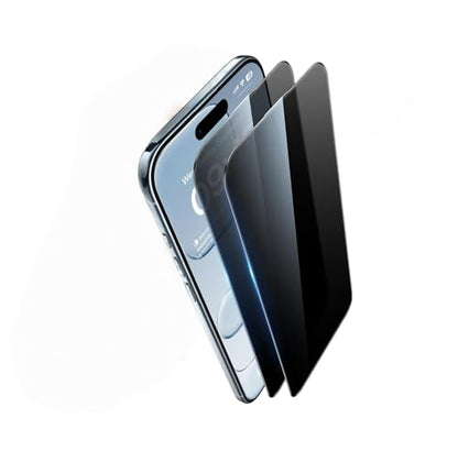 2 Pack Privacy Screen Protector for Apple iPhone Air,Anti Spy Tempered Glass, Anti-Scratch, Case Friendly【Easy Installation】