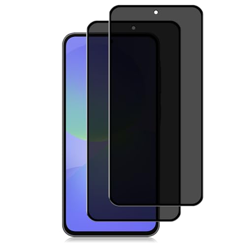 2 Pack Privacy Screen Protector for Samsung Galaxy A36, Tempered Glass Film full Coverage Anti Scratch, Anti-Spy, 9H Hardness, Bubble Free for Samsung Galaxy A36 Privacy Screen Protector - size: Samsung Galaxy A36