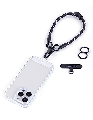 Phone Wrist Strap 1,Tether Tab 2,Phone Wristlet,Lanyard Wrist Strap,Key Holder,KeyChain,KeyRing×2(Blackshadow) - color: Blackshadow