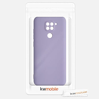 kwmobile Case Compatible with Xiaomi Redmi Note 9 Case - Protective Slim TPU Phone Cover - Soft Matte Finish - Violet Purple