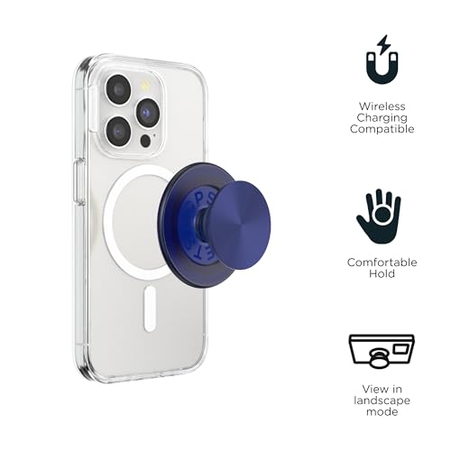 PopSockets Phone Grip for MagSafe, Magnetic Holder- Basic Naval - color: Basic Naval, style: MagSafe
