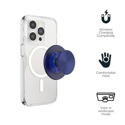 PopSockets Phone Grip for MagSafe, Magnetic Holder- Basic Naval - color: Basic Naval, style: MagSafe
