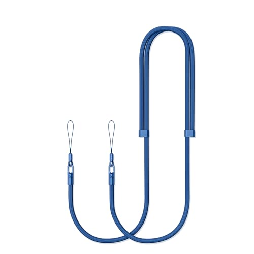 Thickened Crossbody Strap, Shoulder Neck Camera Phone Strap, Dark Blue - color: Dark Blue