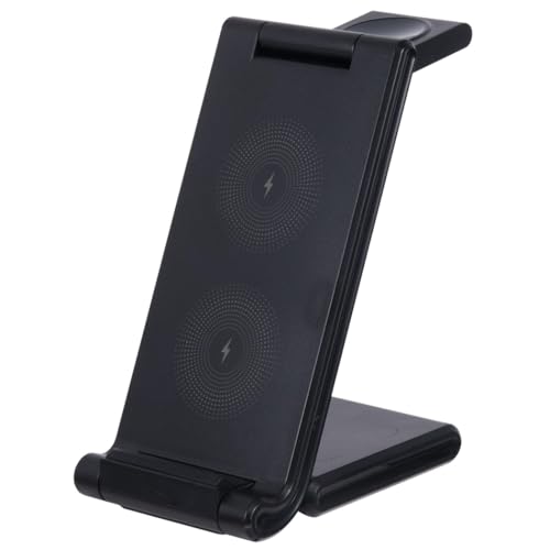 Multifunctional 3 in 1 Charging Station, Foldable 15W Charger for Phone, Smartwatch, Earbuds, Portable Dock for Multiple Devices