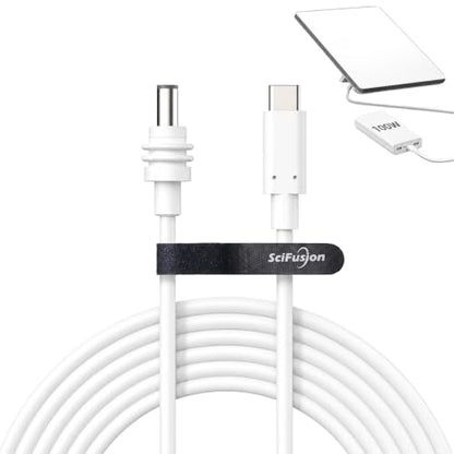 Starlink Mini White USB C Cable 10FT/3M, Requires 100W+ PD, 18AWG - size: 10FT/3M