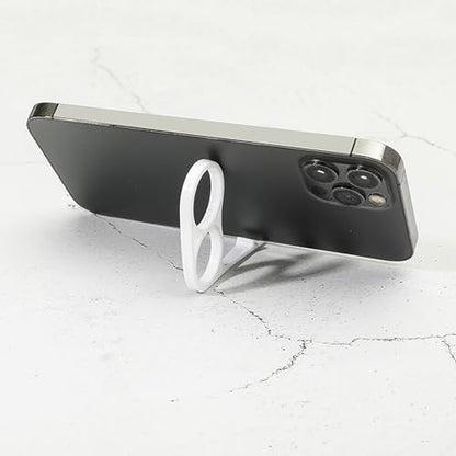 Finger Phone Holder, 10 Pcs Random Color Plastic 2 Holes Little Finger and Ring Finger Grip Strap Holder for Hand (10)