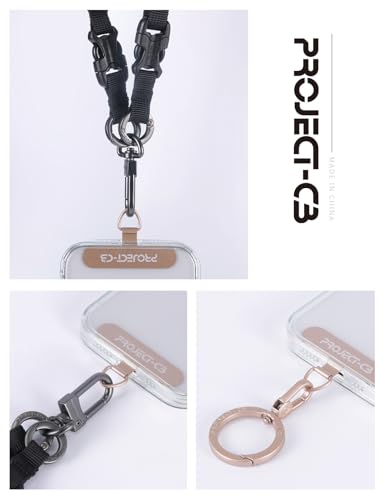 Phone Metal Tether Tab, Lanyard Patch, Phone Stand Key Ring, Ring Holder, Strap Tab - color: Pink, size: Spring