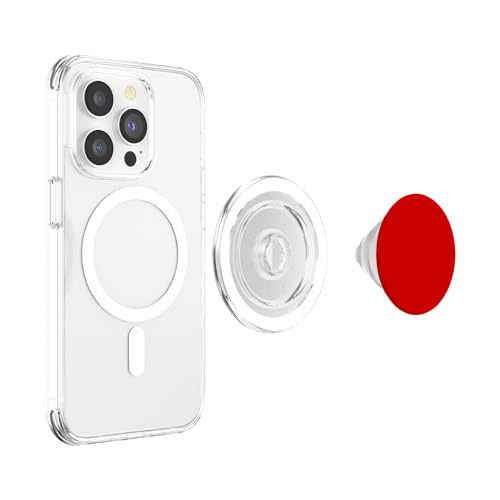 PopSockets Phone Grip with Expanding Kickstand - Red PopSockets PopGrip for MagSafe - style: Magnetic PopGrip