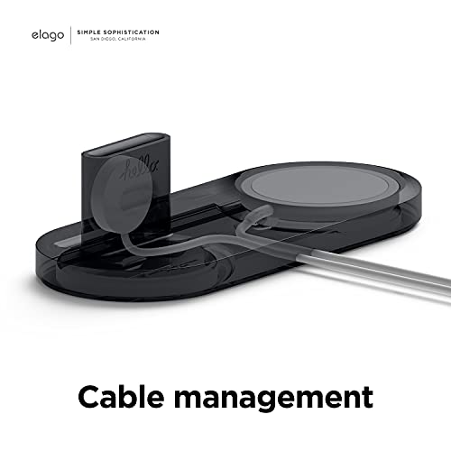 elago W Stand for iPhone, AirPods, All Apple Watch Chargers - color: Black