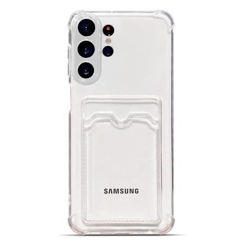 Tuokiou Clear Wallet Phone Case for Samsung Galaxy S26 Ultra Case with Card Holder，Upgrade Card Slot Case, Slim Fit Protective Soft TPU Shockproof Wallet Case for Galaxy S26 Ultra (Clear) - color: Clear, size: Samsung Galaxy S26 Ultra