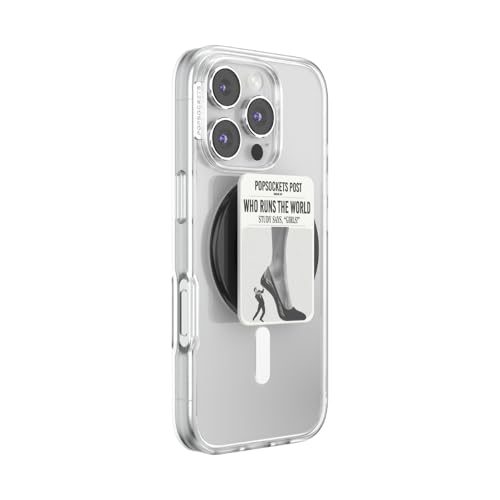 PopSockets Phone Grip for MagSafe, Magnetic Holder- Who Runs the World - color: Who Runs the World, style: MagSafe
