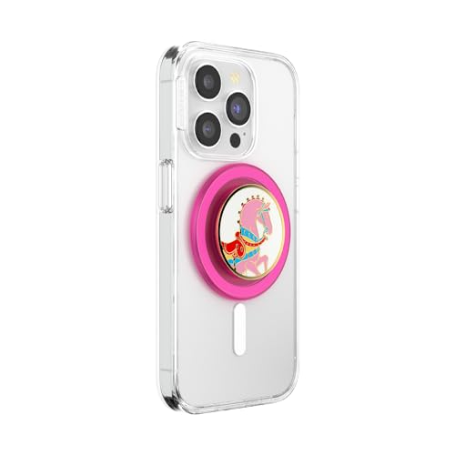 PopSockets Phone Grip for MagSafe, Magnetic Holder- Carousel Pony - color: Carousel Pony, style: MagSafe