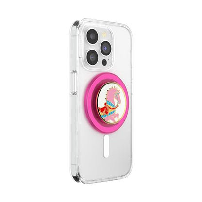 PopSockets Phone Grip for MagSafe, Magnetic Holder- Carousel Pony - color: Carousel Pony, style: MagSafe