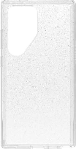 OtterBox Symmetry Case for Samsung Galaxy S24 Ultra, Stardust - Slim Protective Phone Case, Stylish Drop Proof, Shockproof Wireless Charging, Anti-Scratch Hard Shell, Raised Screen Bumper - color: Stardust (Clear/Glitter)